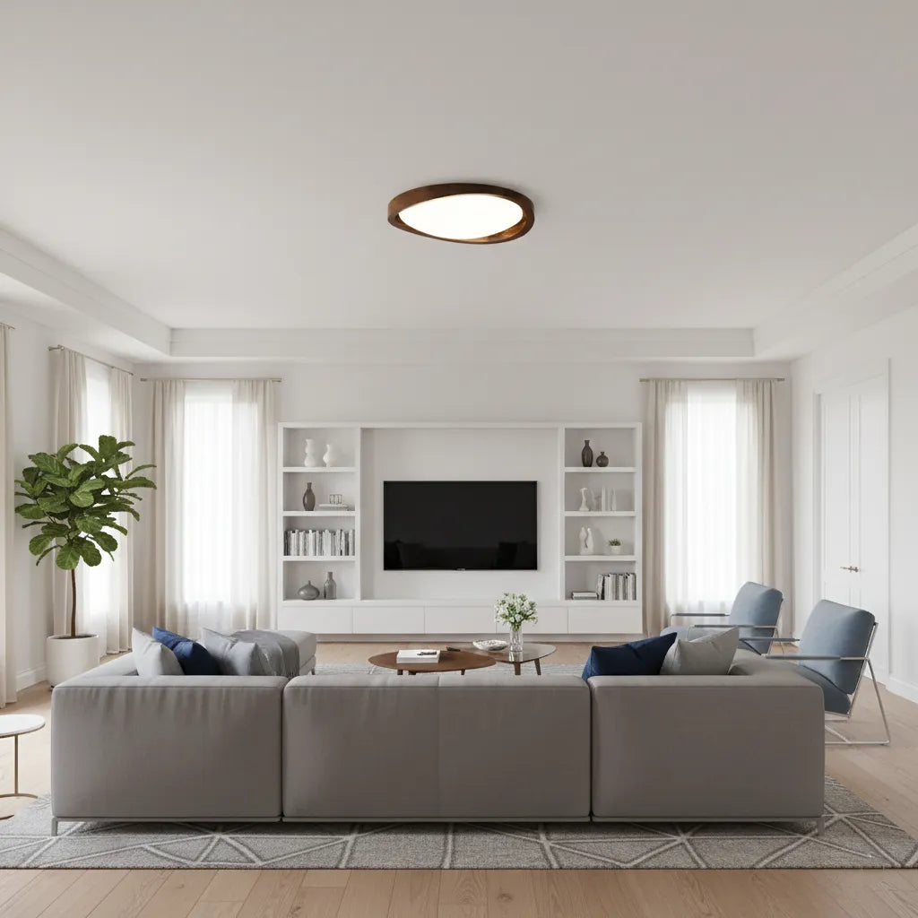 Curved Edge Ceiling Light