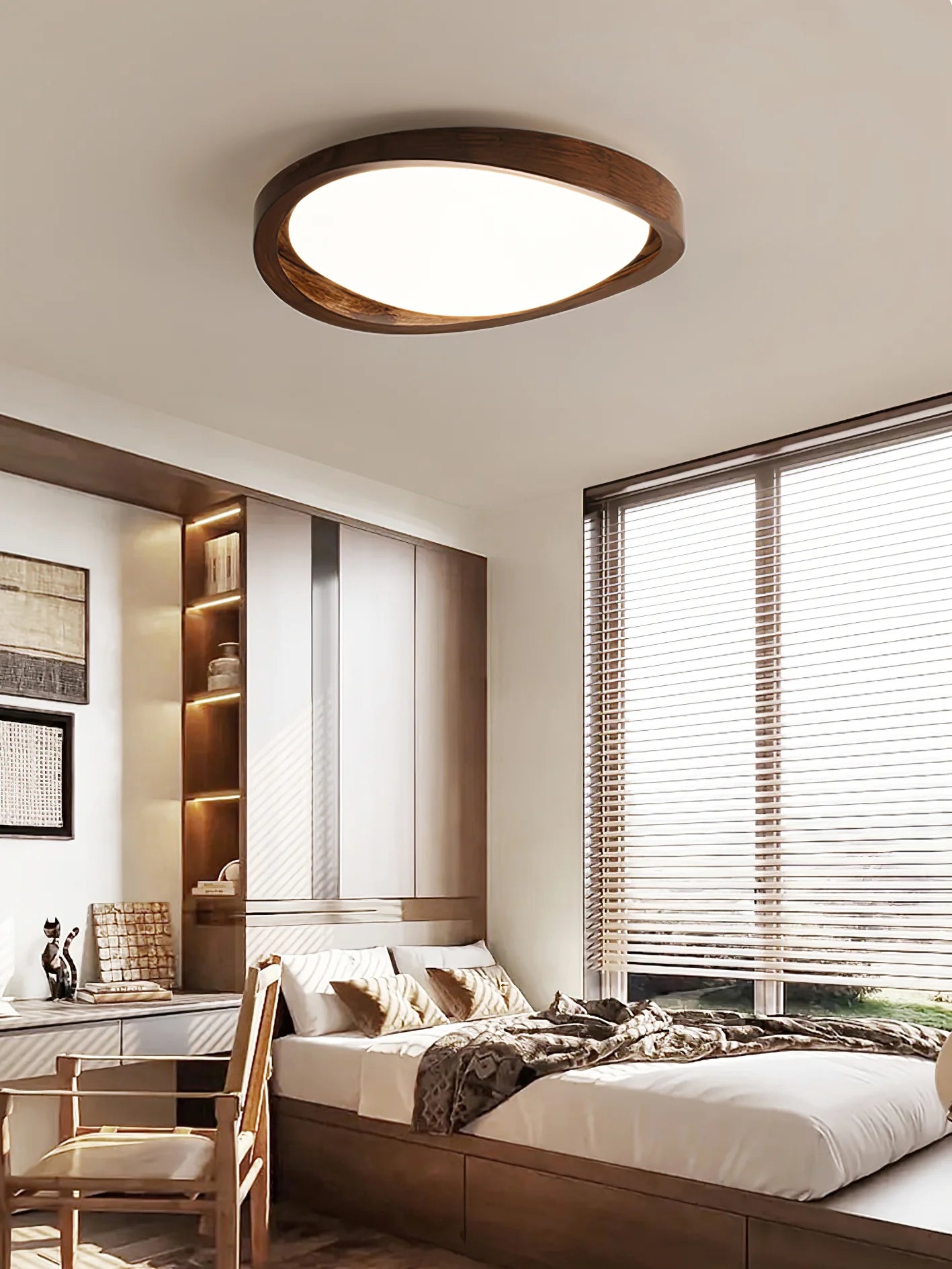 Curved Edge Ceiling Light - Auraolight