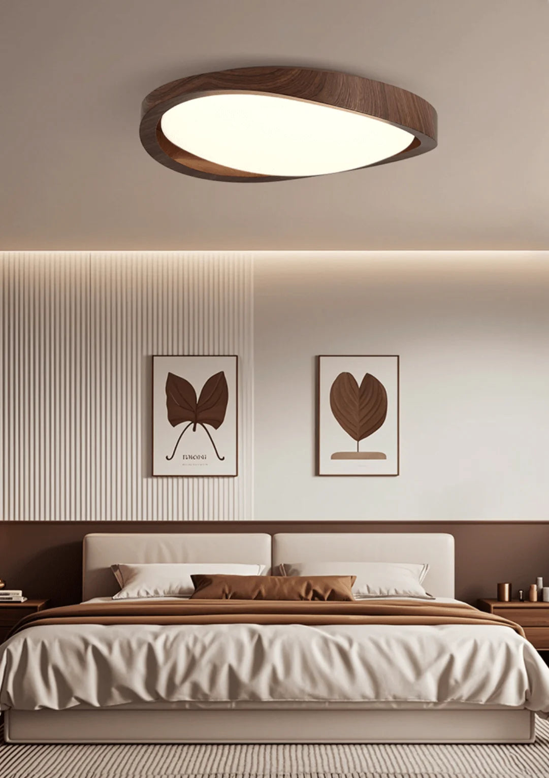 Curved Edge Ceiling Light - Auraolight