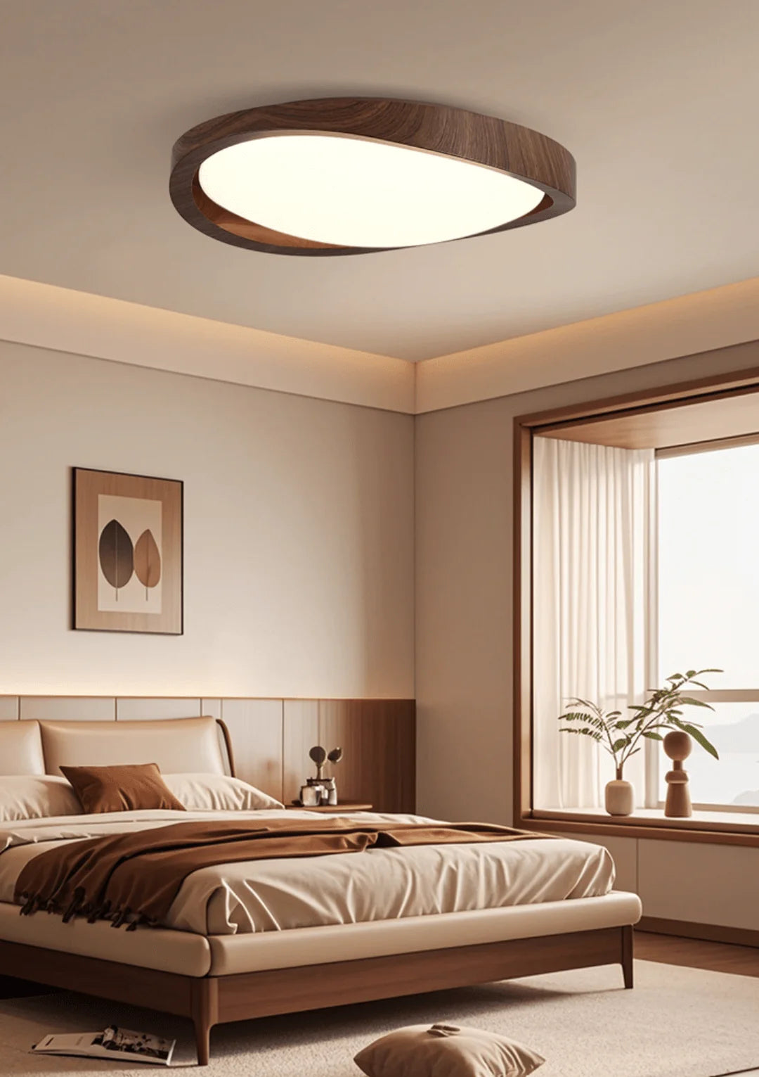 Curved Edge Ceiling Light - Auraolight