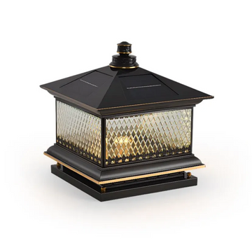 Diamond Solar Post Outdoor Light - Auraolight