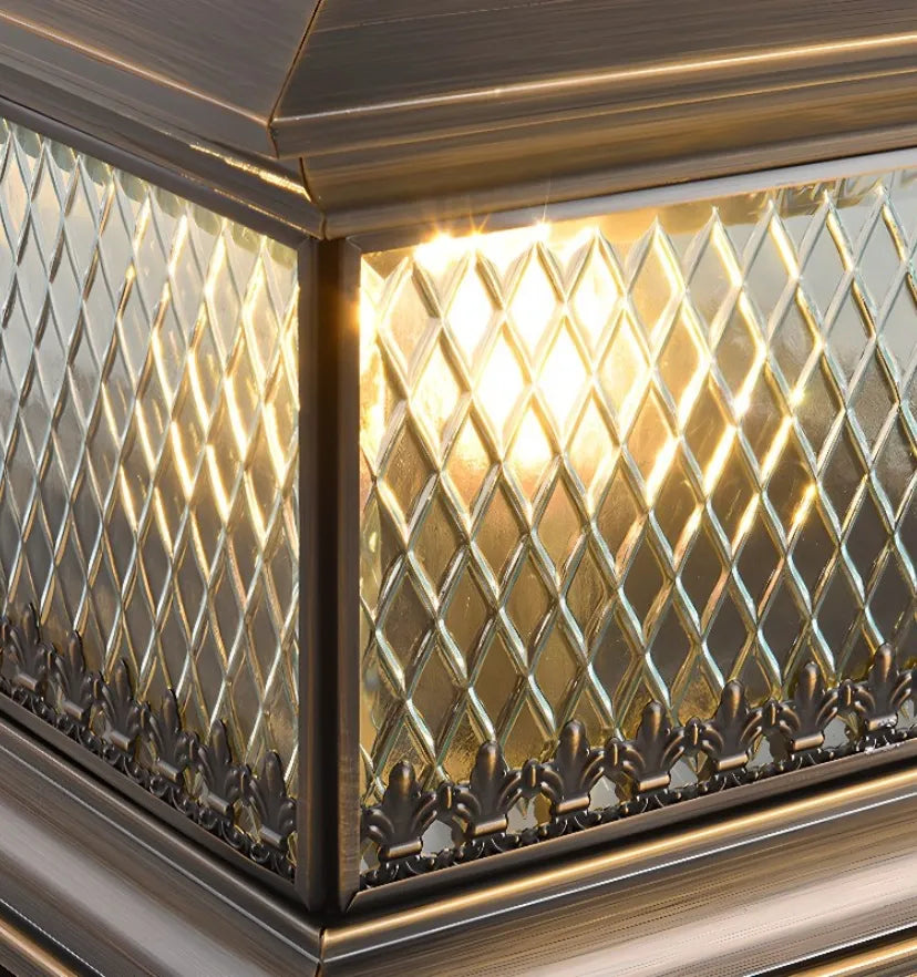 Diamond Solar Post Outdoor Light - Auraolight