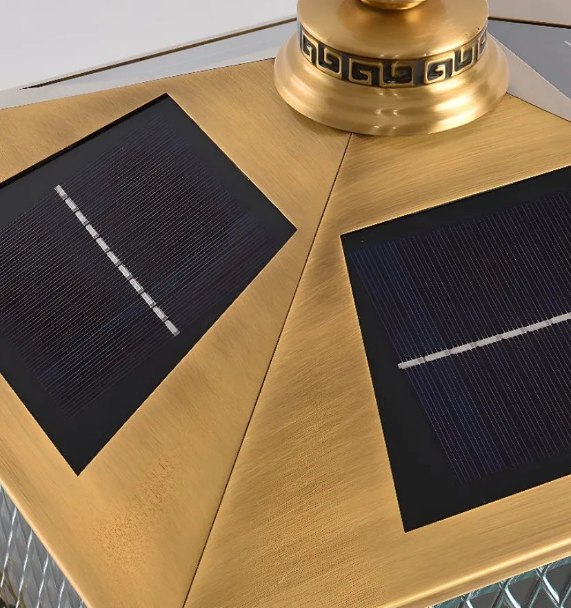 Diamond Solar Post Outdoor Light - Auraolight