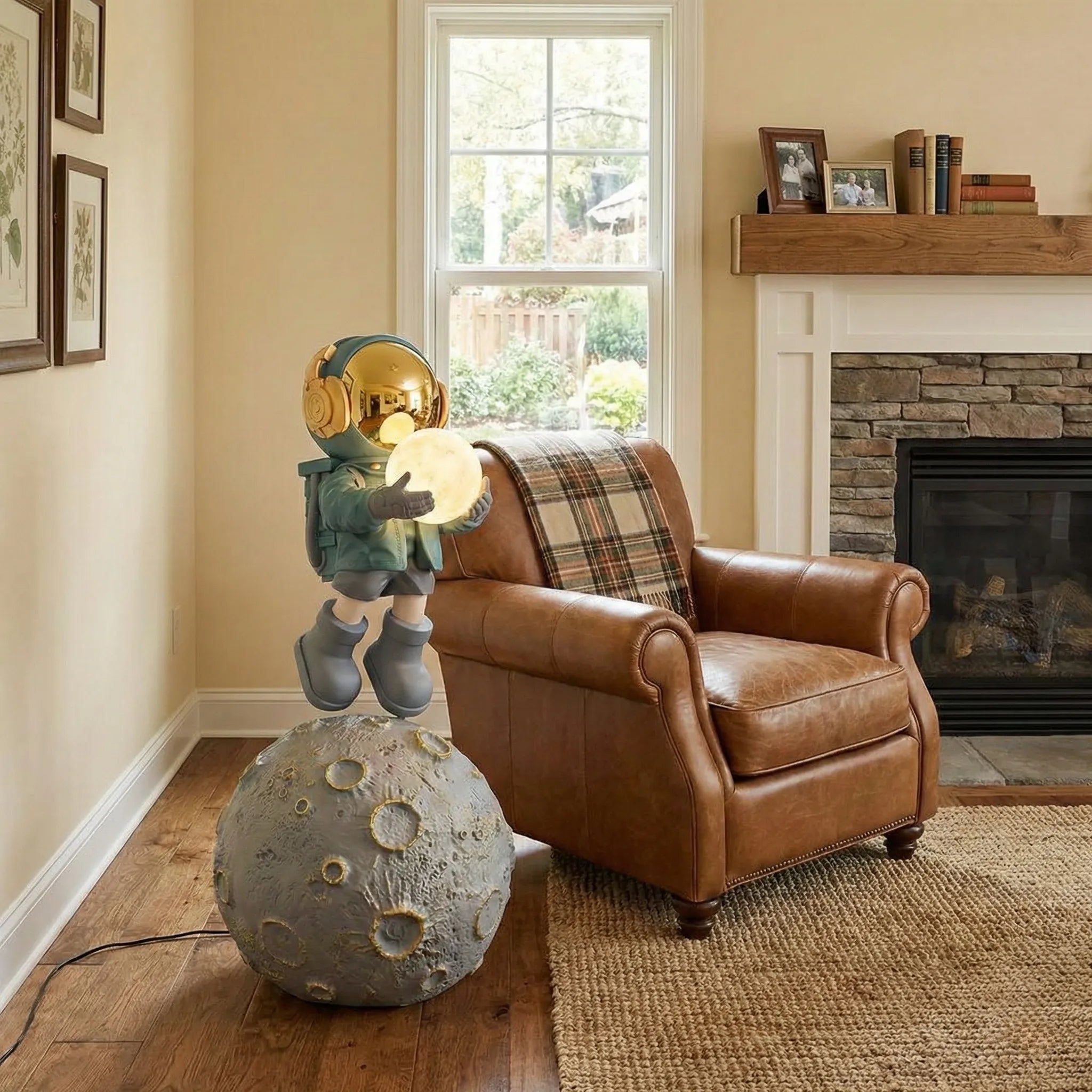Diver Astronaut Floor Lamp