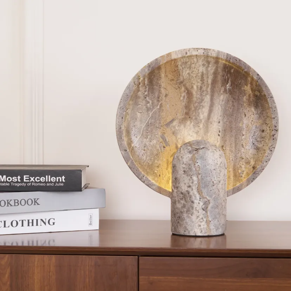 Eclipse Stone Table Lamp - Yiarolight