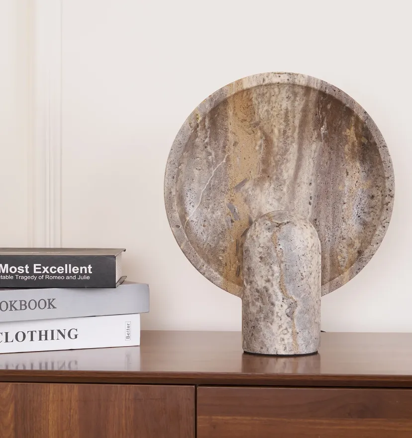 Eclipse Stone Table Lamp - Yiarolight