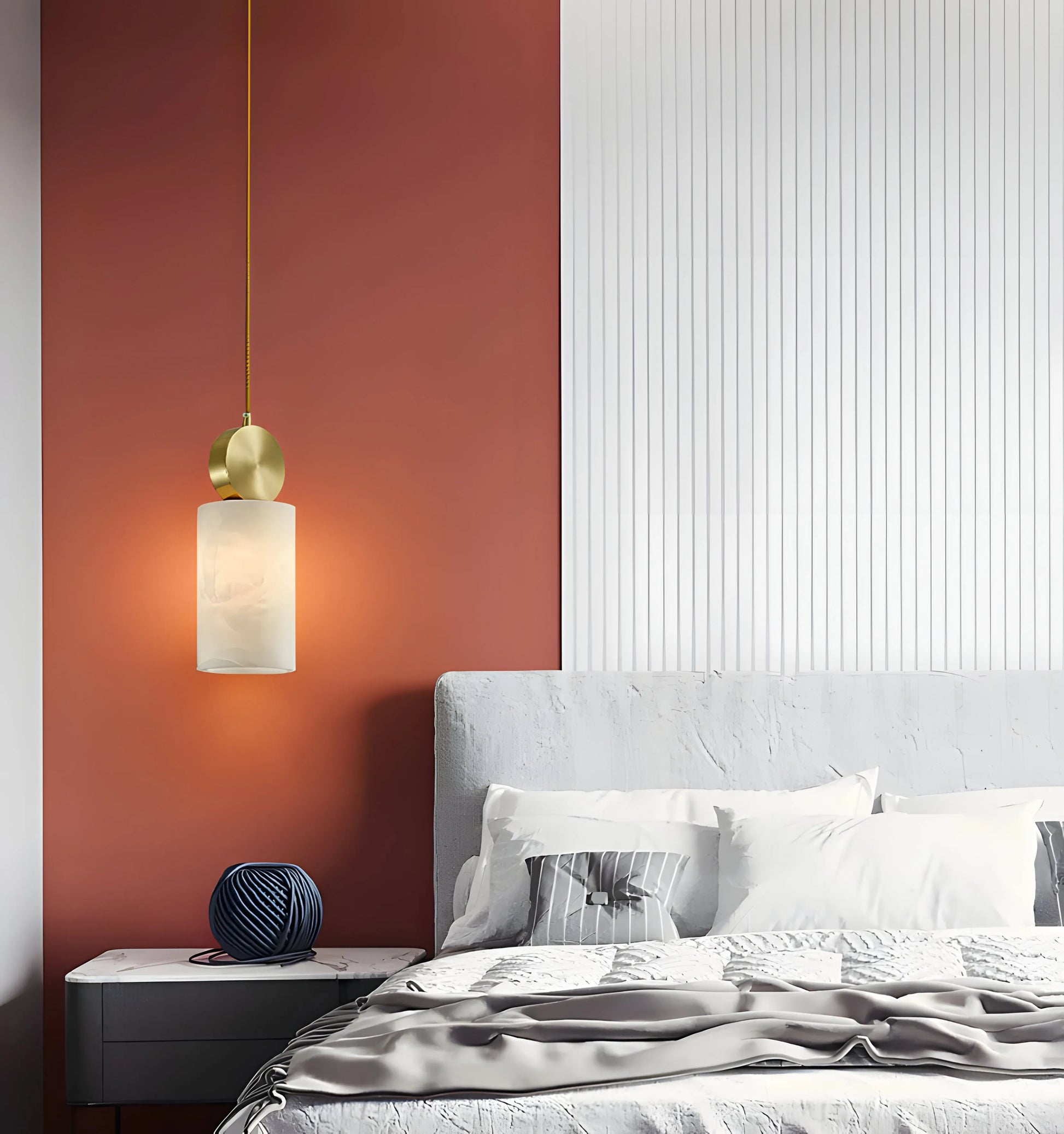 Etruscan Alabaster Pendant Light - Yiarolight