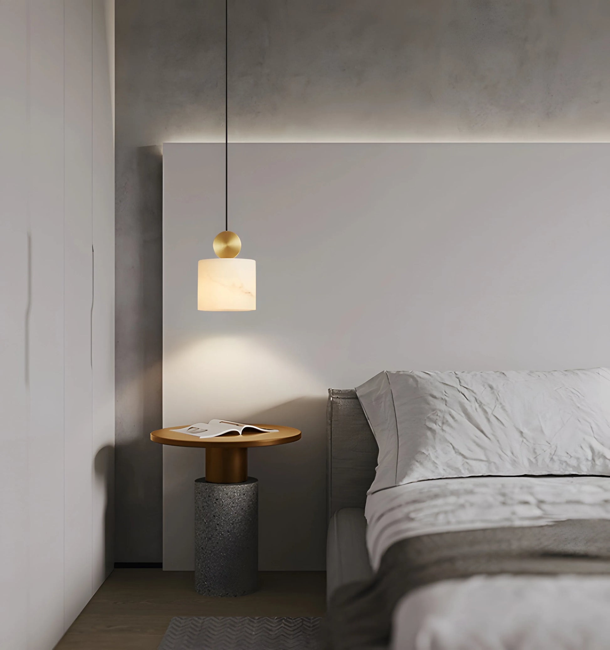 Etruscan Alabaster Pendant Light - Yiarolight