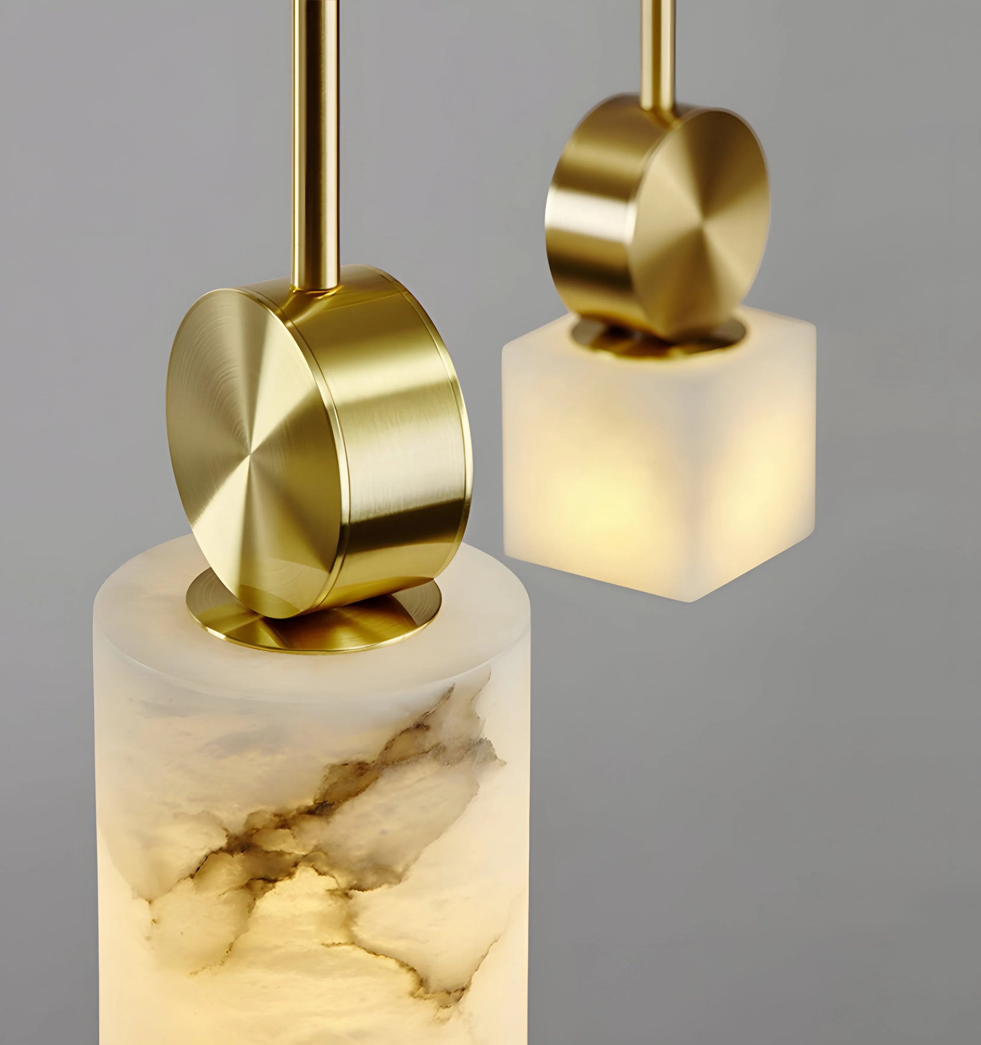 Etruscan Alabaster Pendant Light - Yiarolight