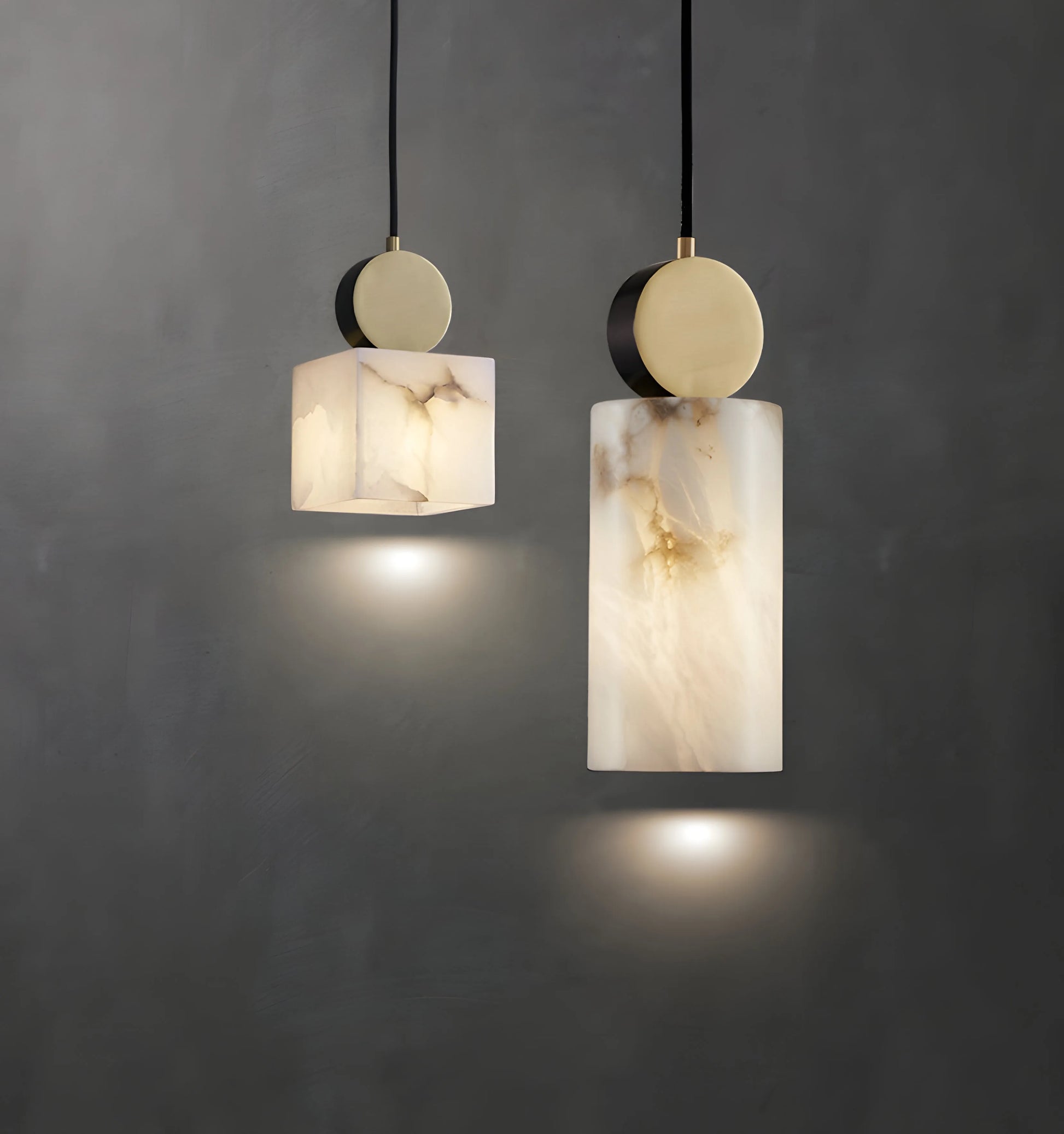 Etruscan Alabaster Pendant Light - Yiarolight
