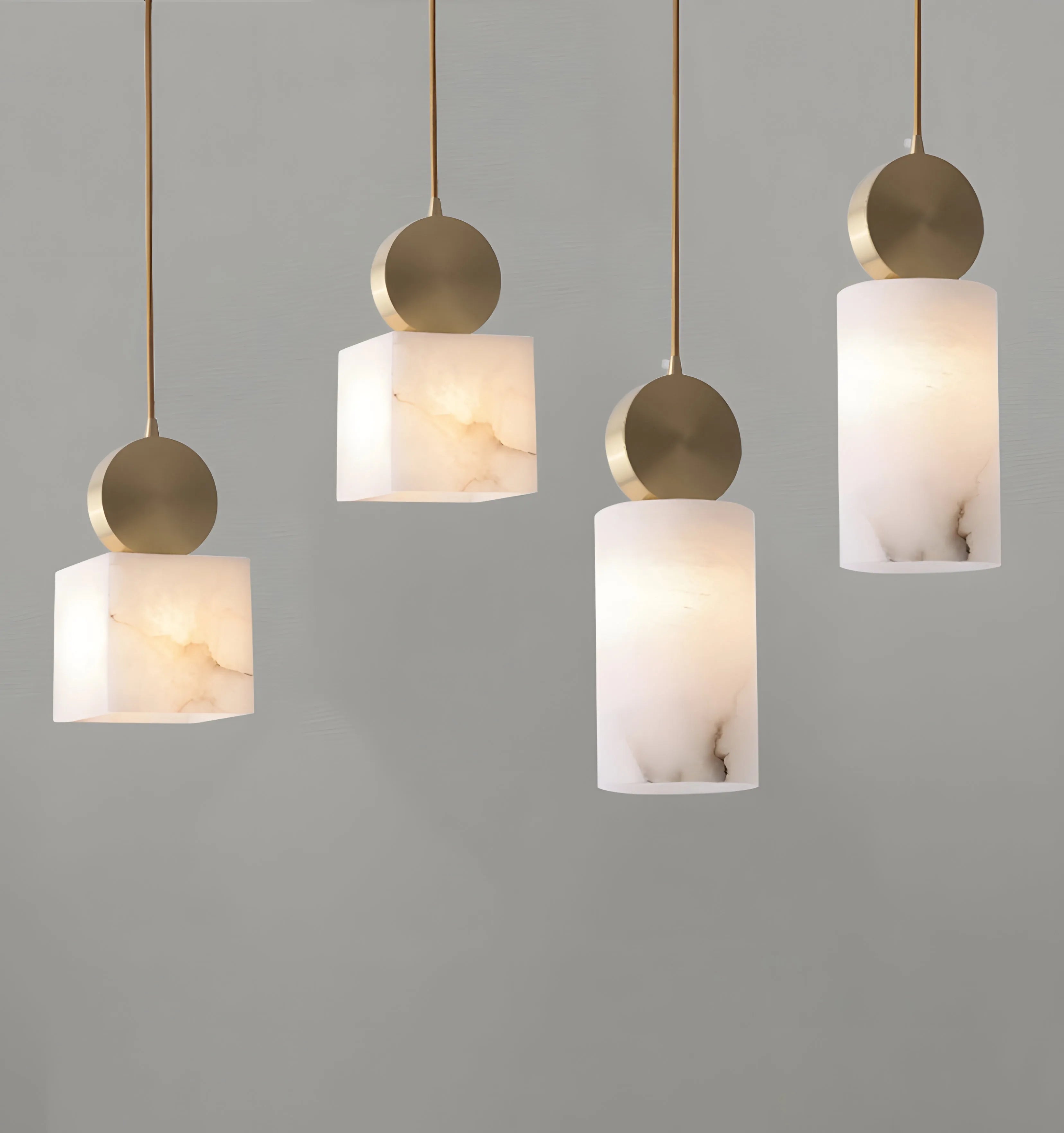 Etruscan Alabaster Pendant Light - Yiarolight