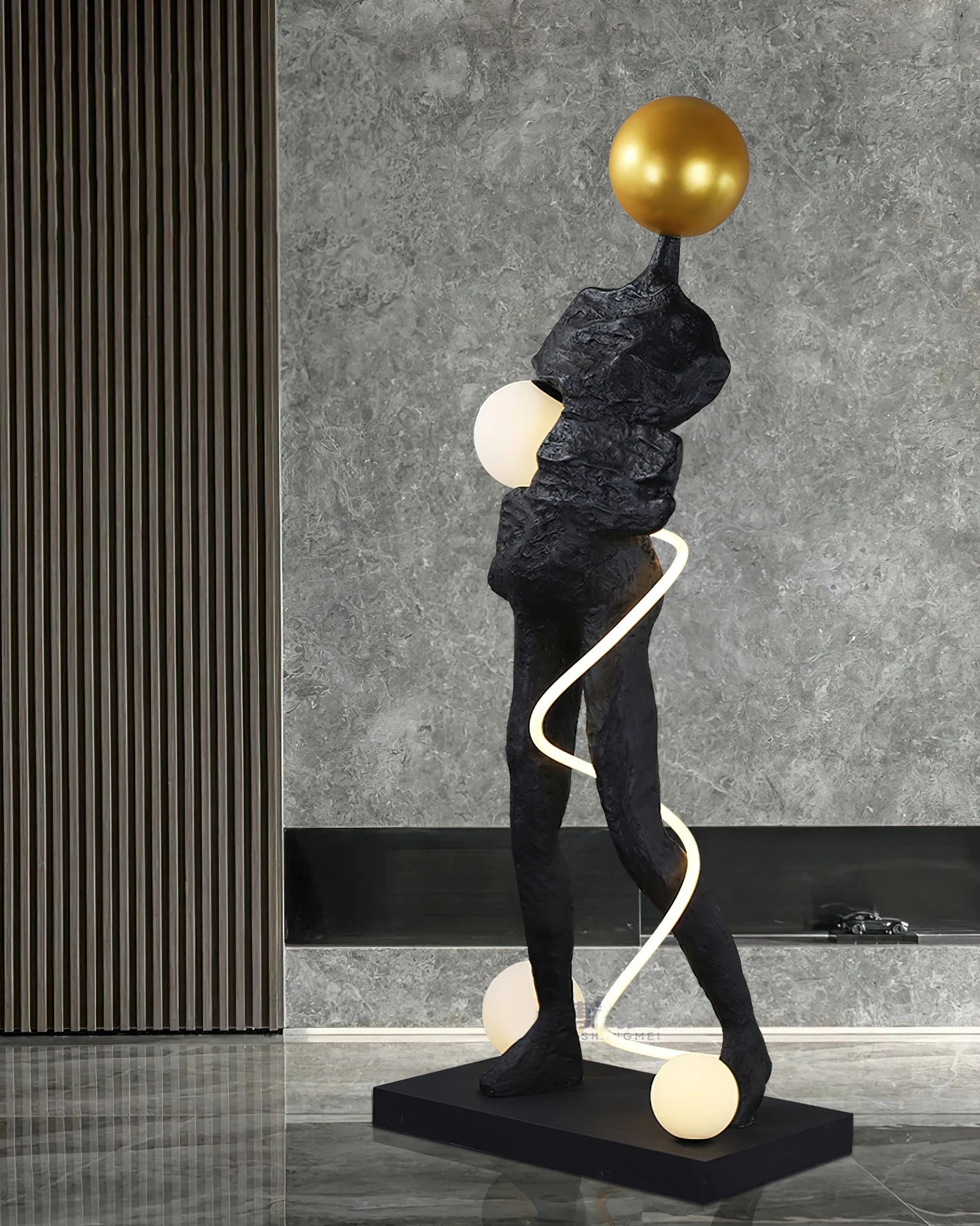 Everett Spiral Floor Lamp - Auraolight