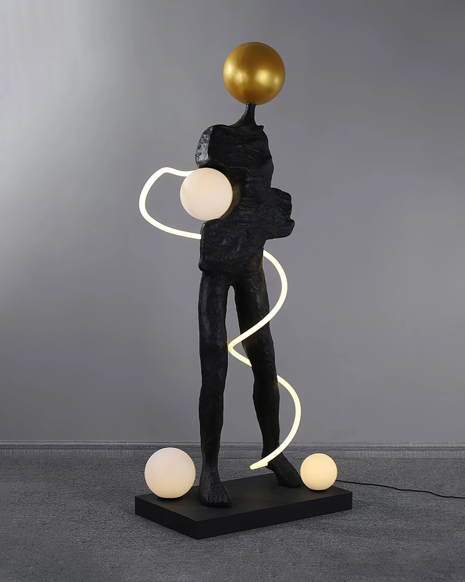Everett Spiral Floor Lamp - Auraolight