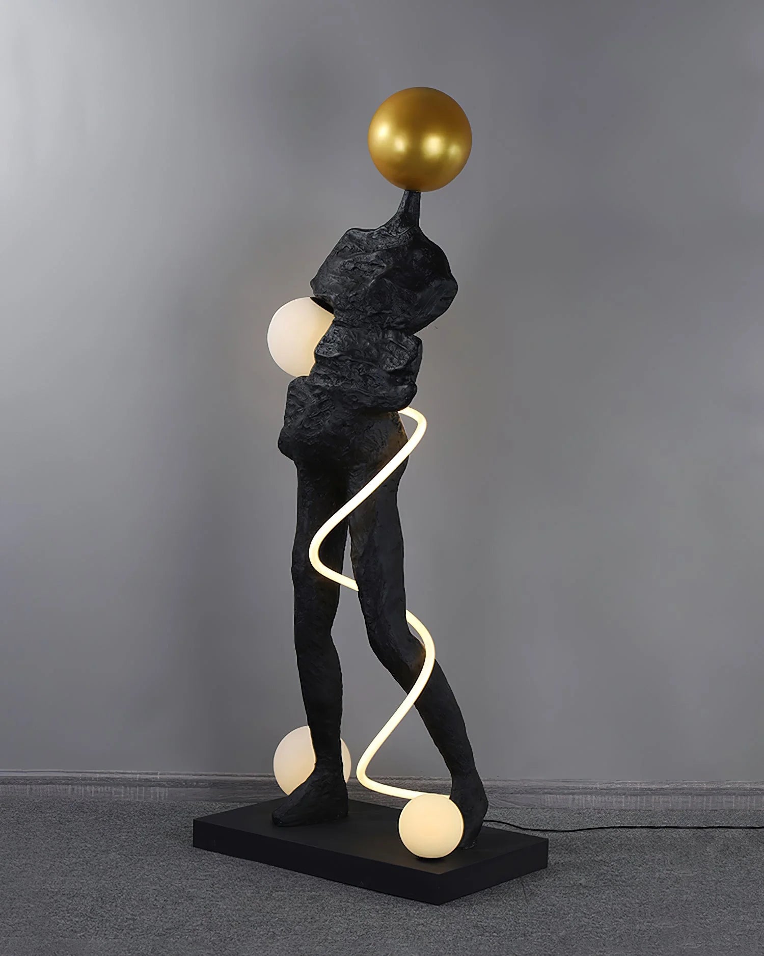 Everett Spiral Floor Lamp - Auraolight