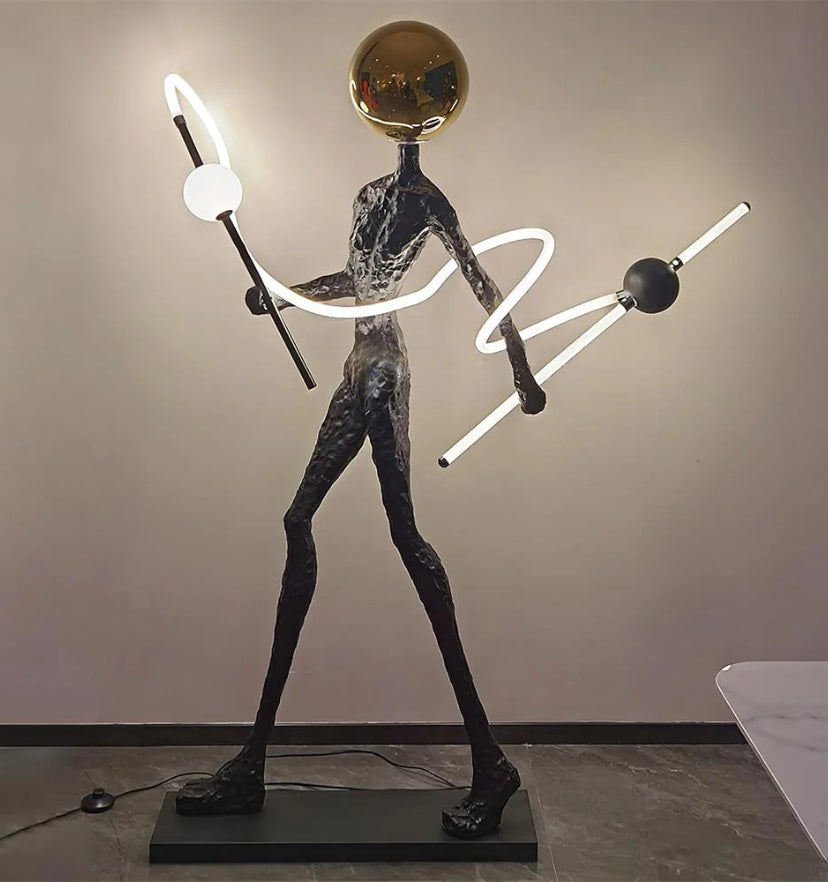 Everett Spiral Floor Lamp - Auraolight