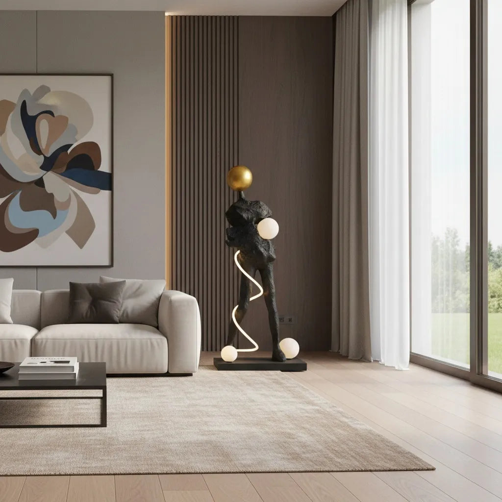 Everett Spiral Floor Lamp