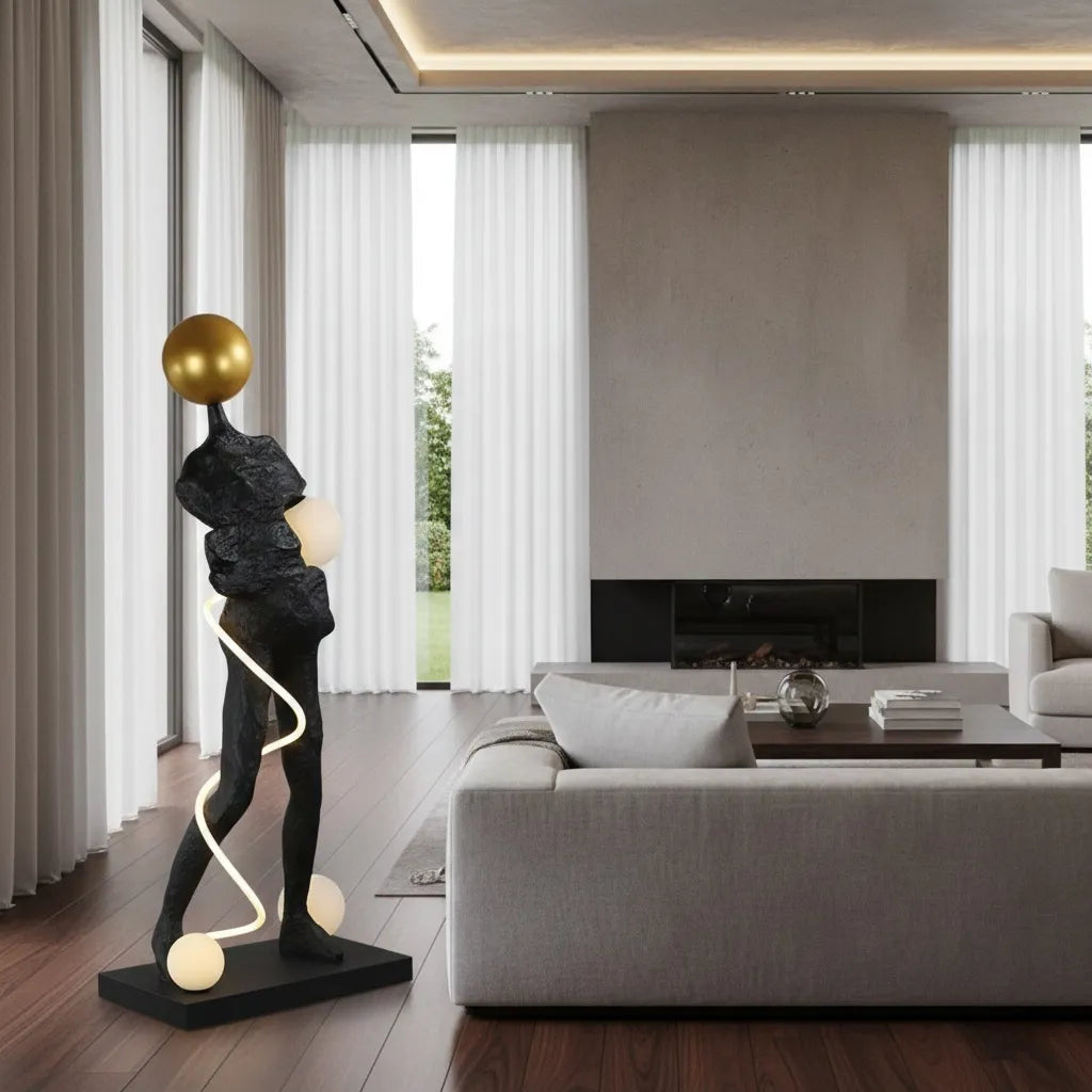 Everett Spiral Floor Lamp