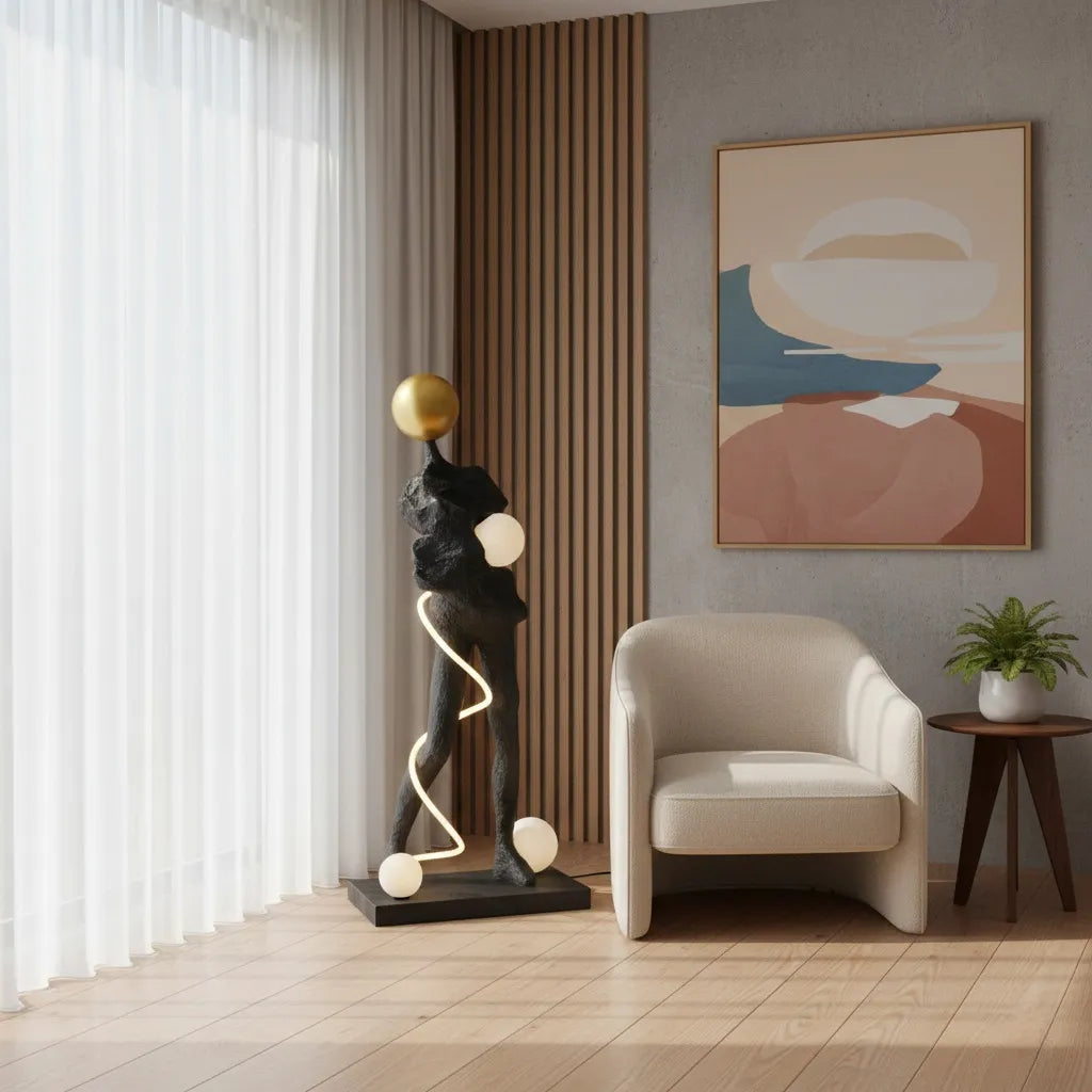 Everett Spiral Floor Lamp