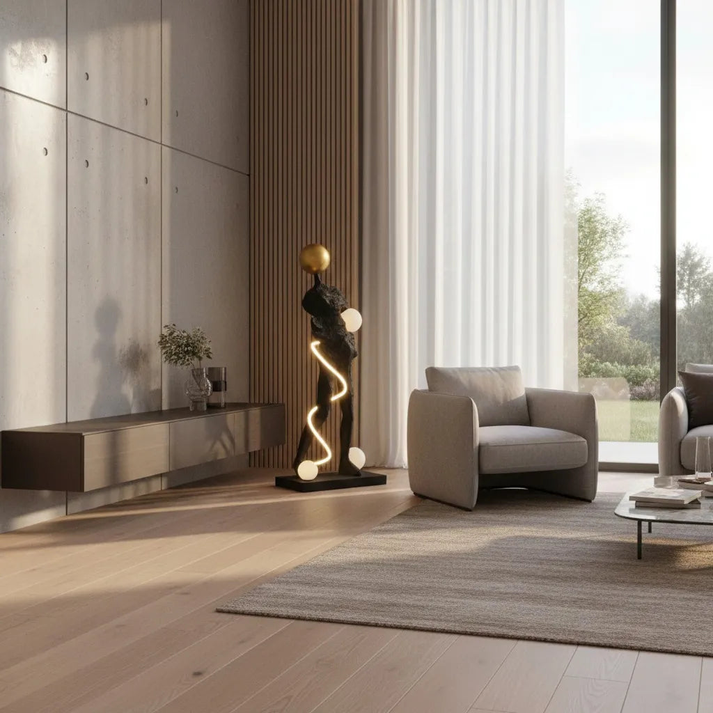 Everett Spiral Floor Lamp