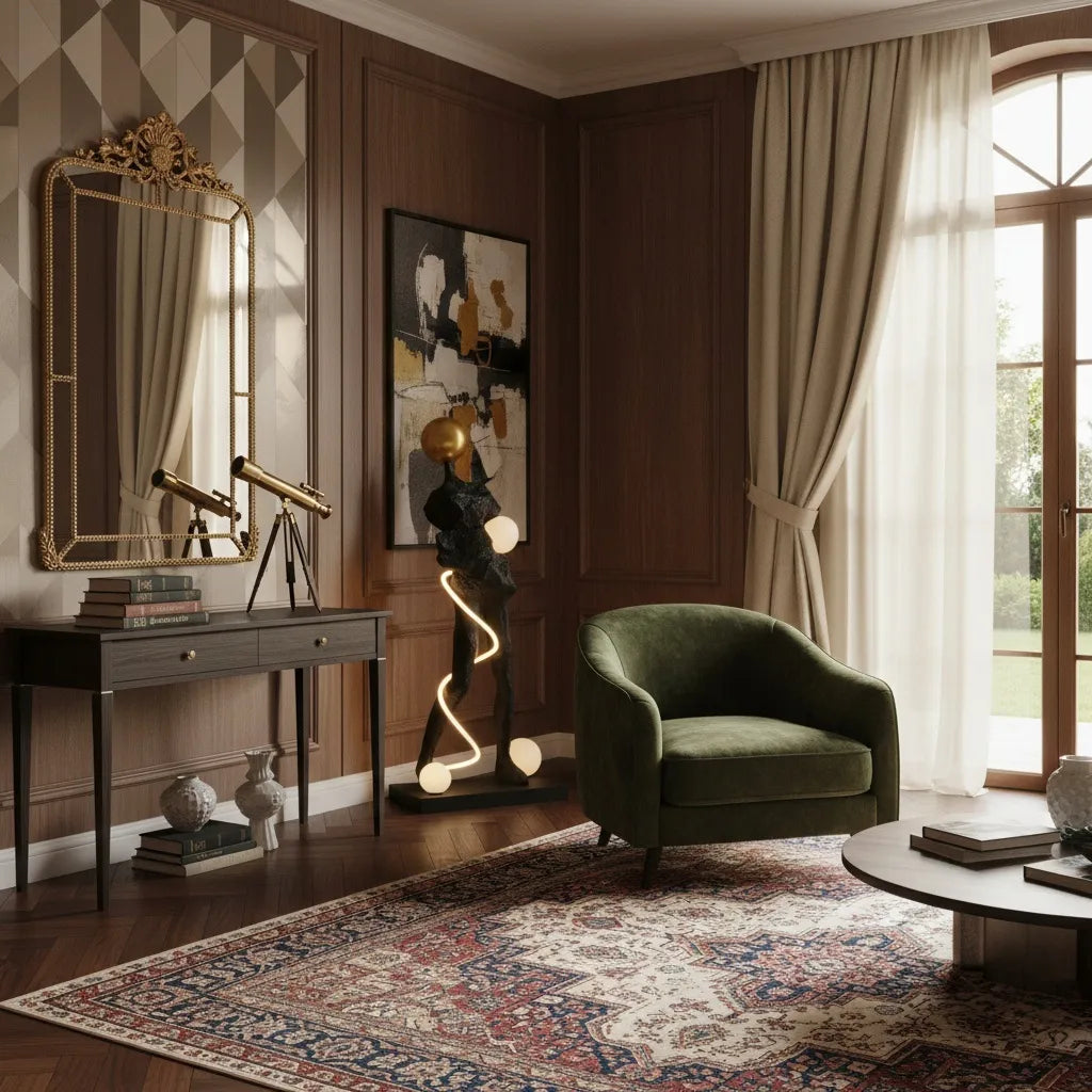 Everett Spiral Floor Lamp - Auraolight