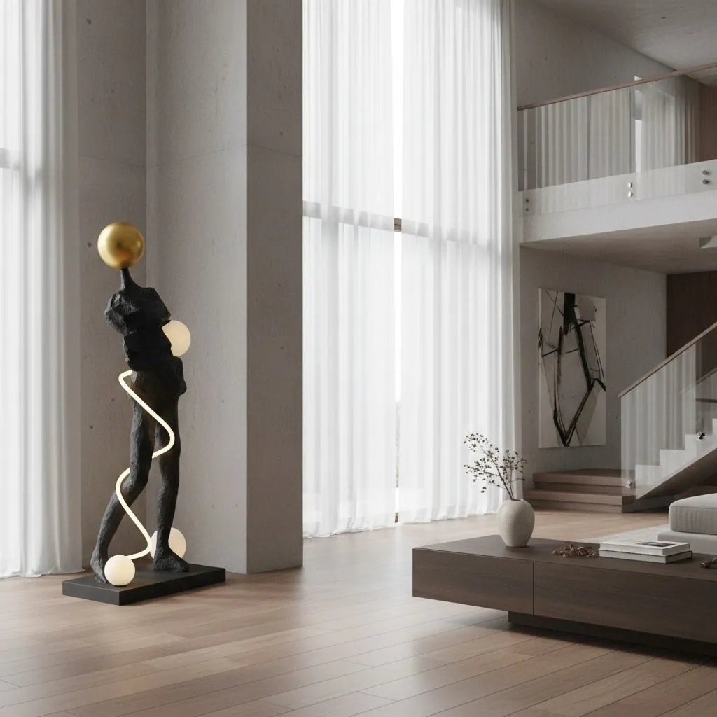 Everett Spiral Floor Lamp