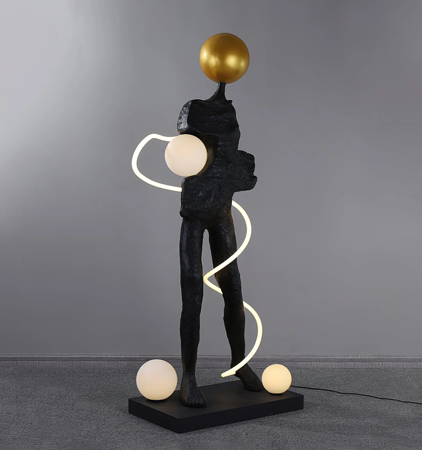 Everett Spiral Floor Lamp - Auraolight