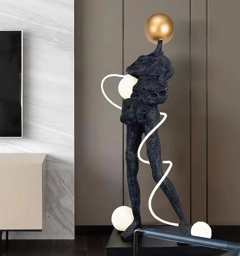 Everett Spiral Floor Lamp - Auraolight