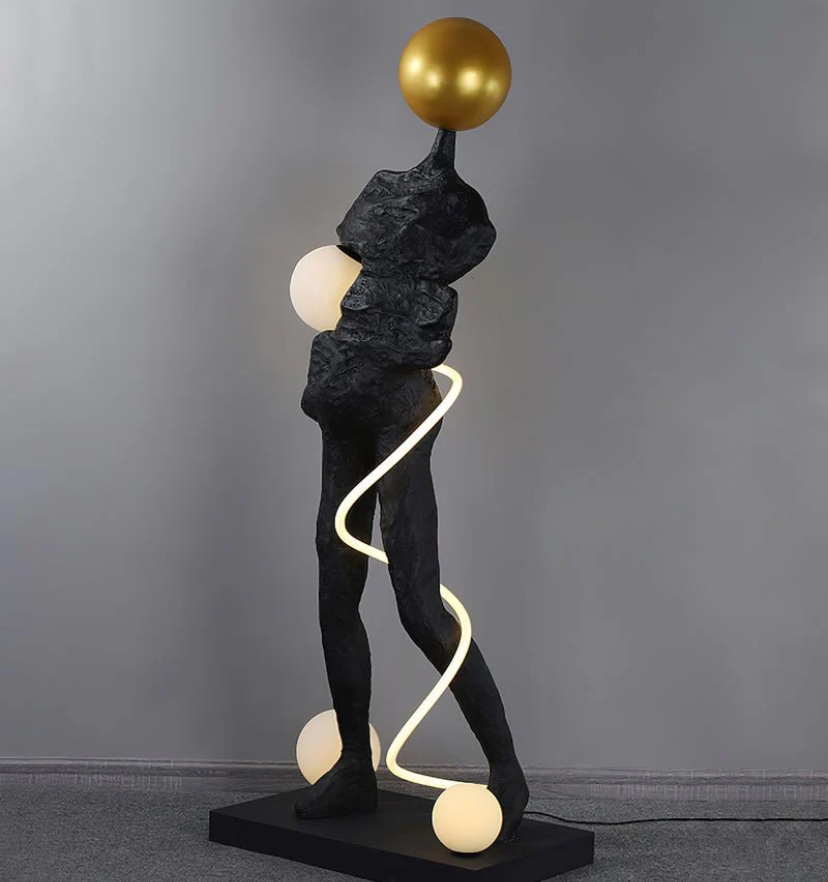 Everett Spiral Floor Lamp - Auraolight