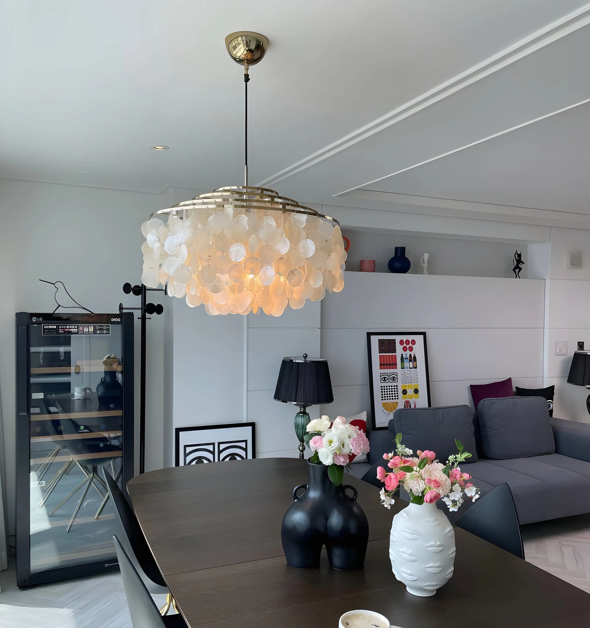 Round Shell Chandelier - Yiarolight