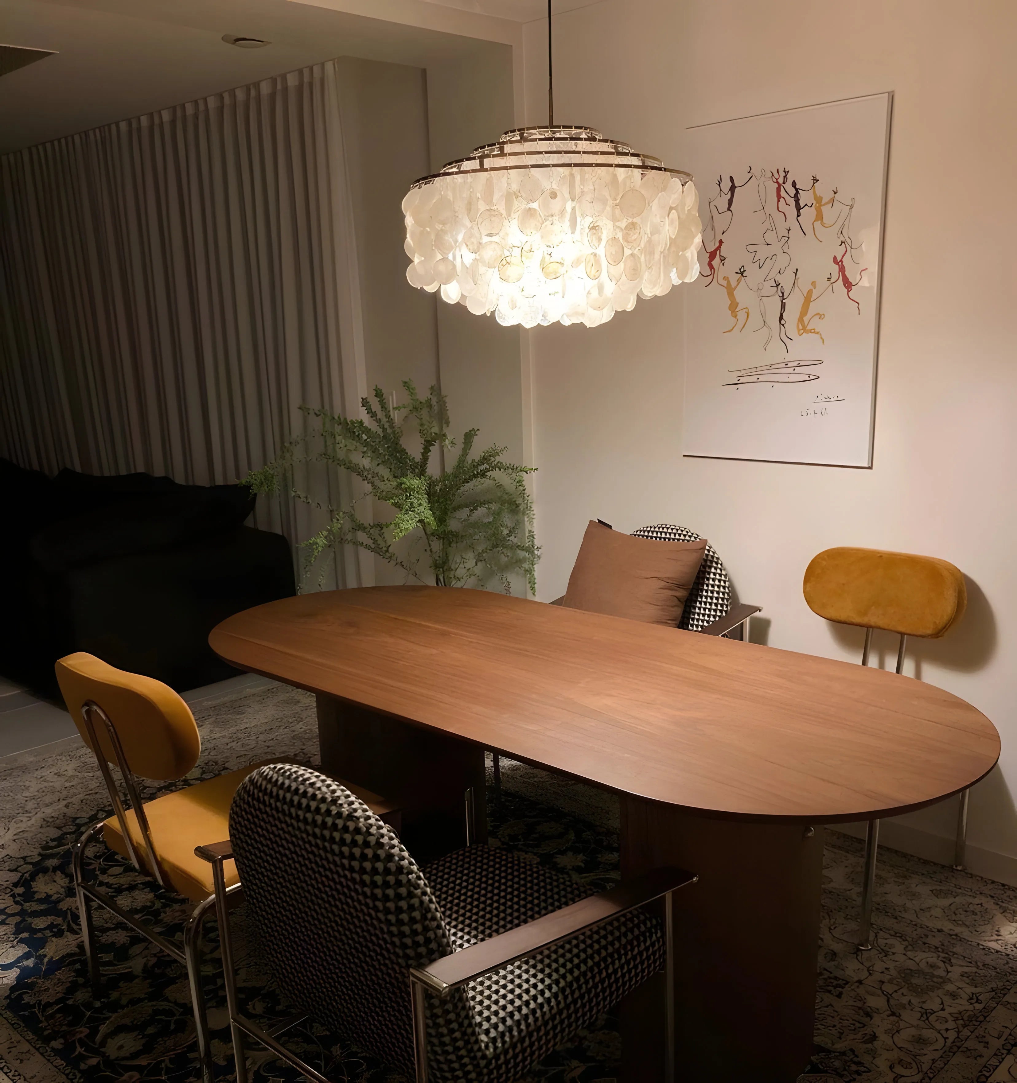 Round Shell Chandelier - Yiarolight