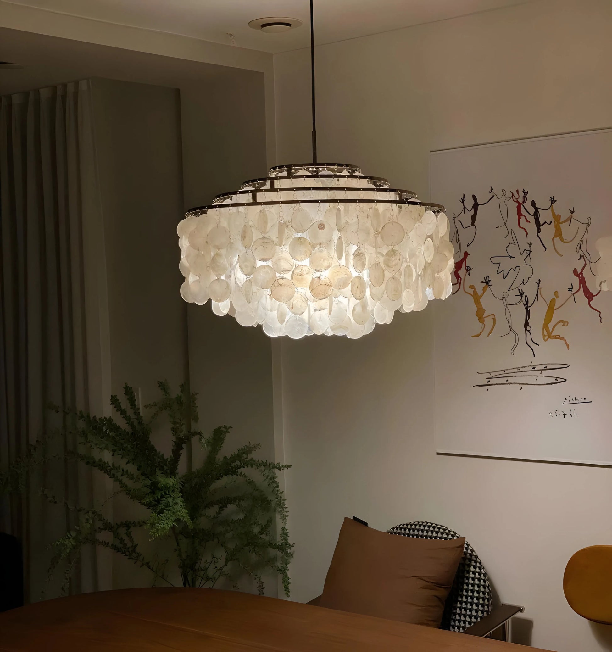 Round Shell Chandelier - Yiarolight