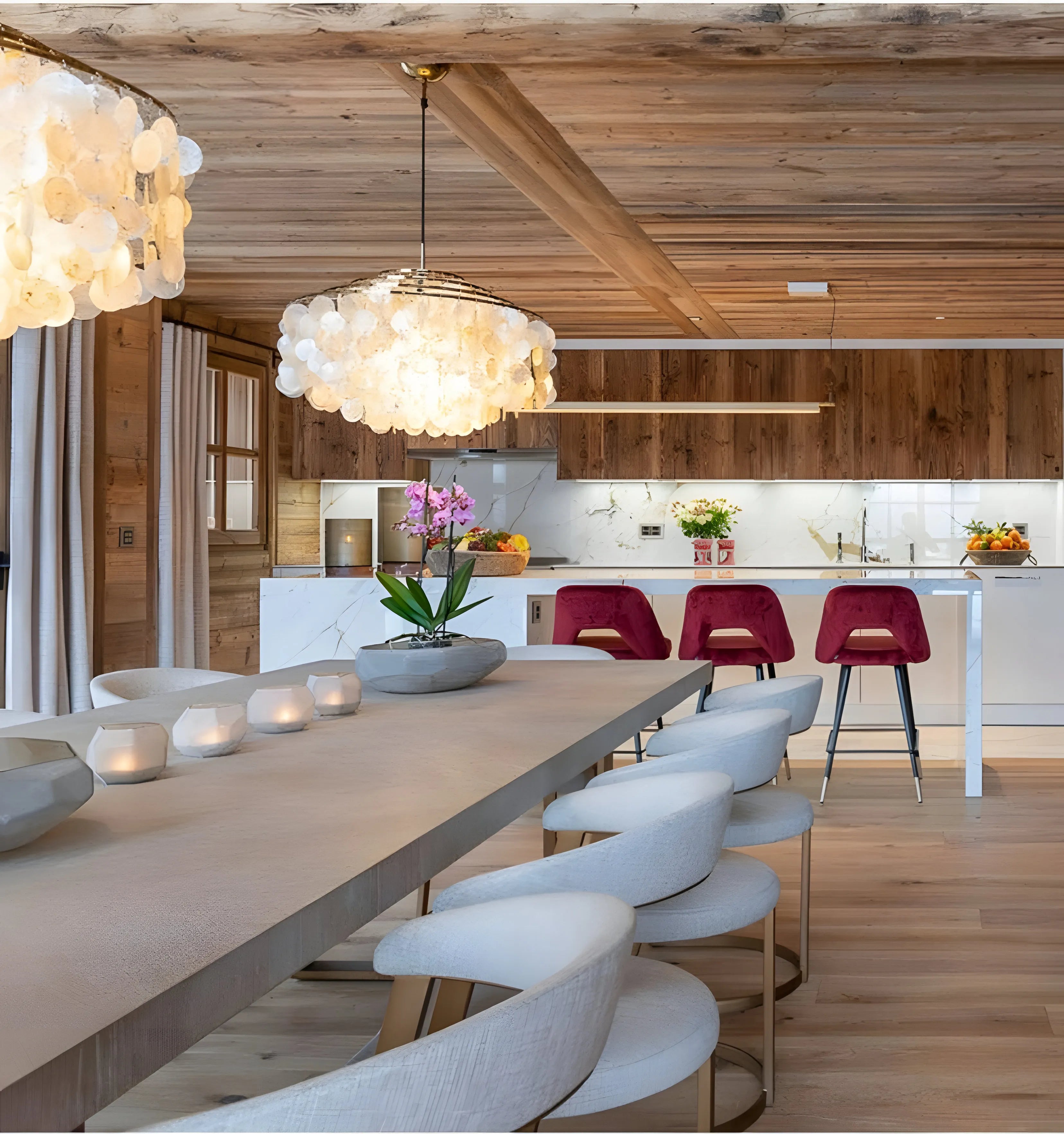 Round Shell Chandelier - Yiarolight