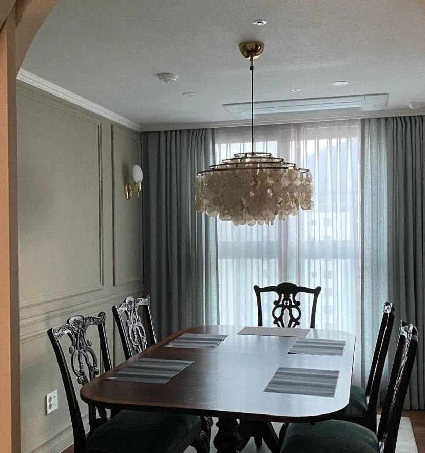 Round Shell Chandelier - Yiarolight