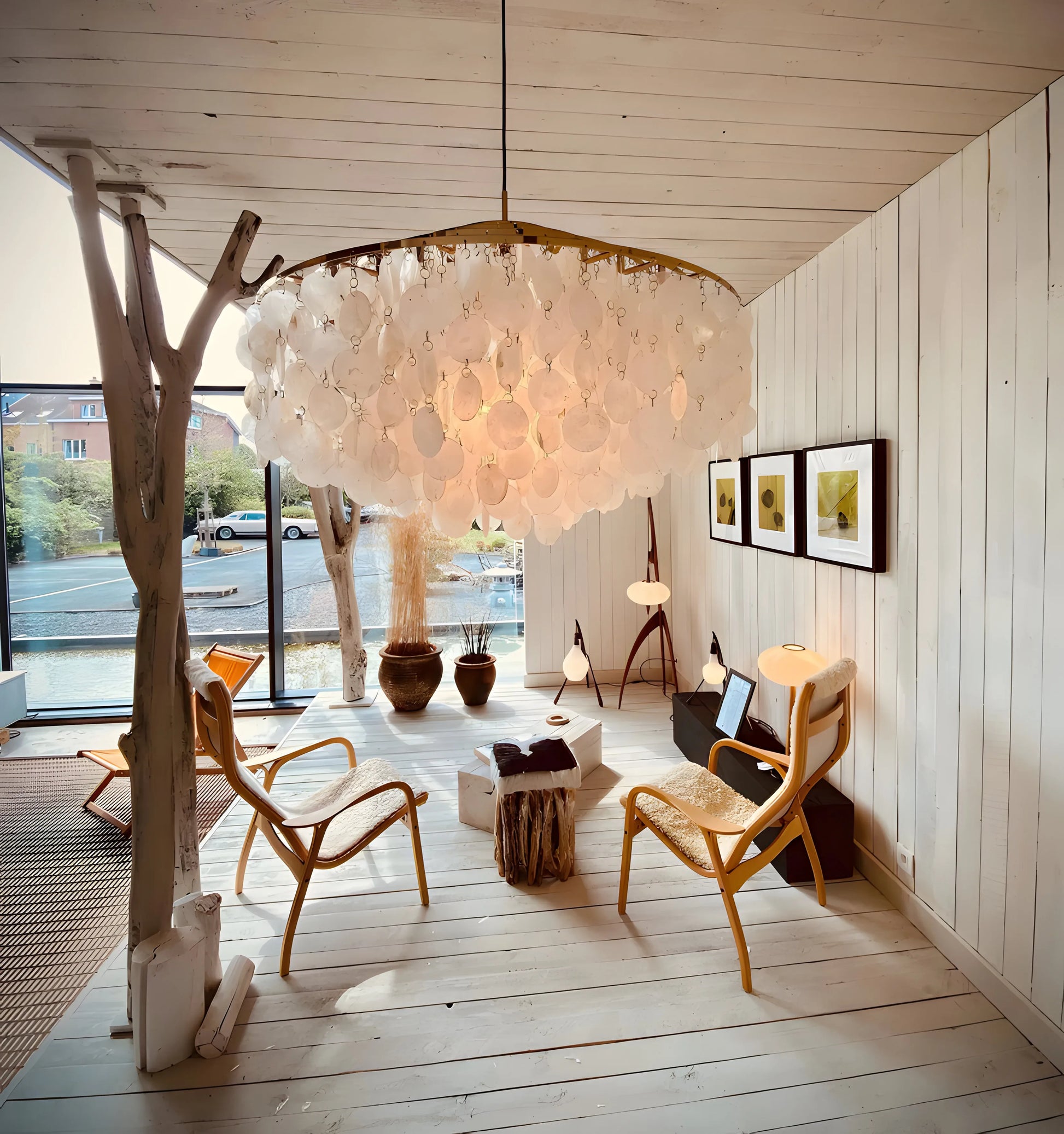 Round Shell Chandelier - Yiarolight