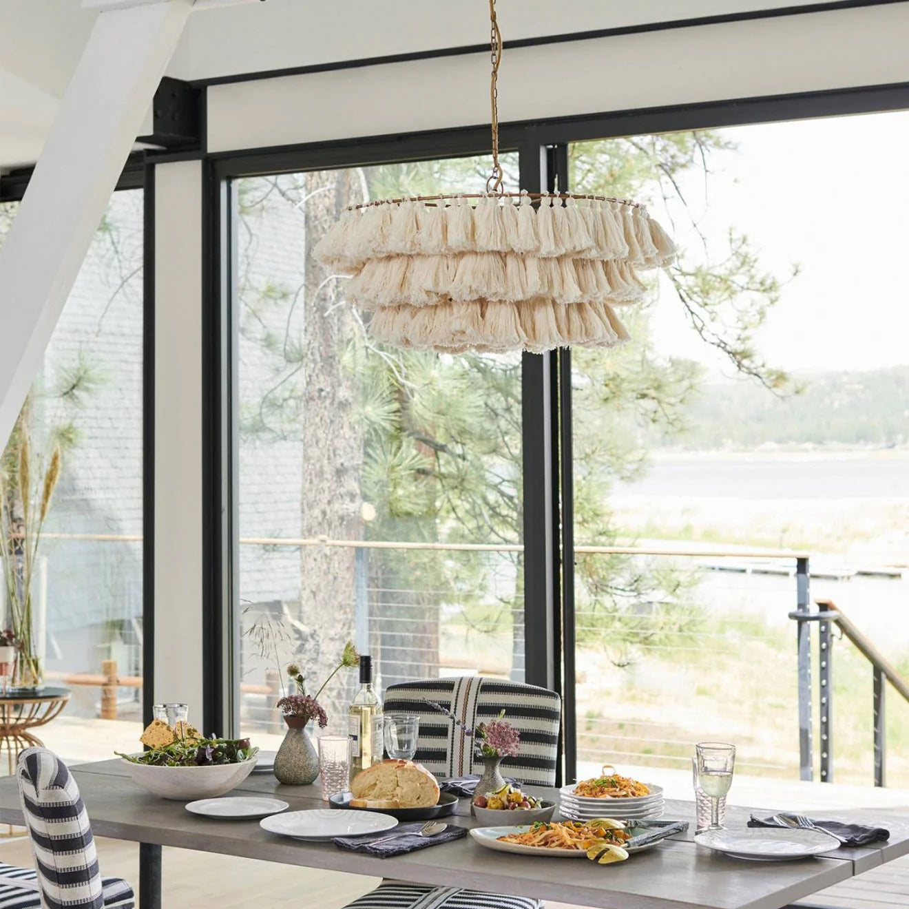 Fela Tassel Chandelier