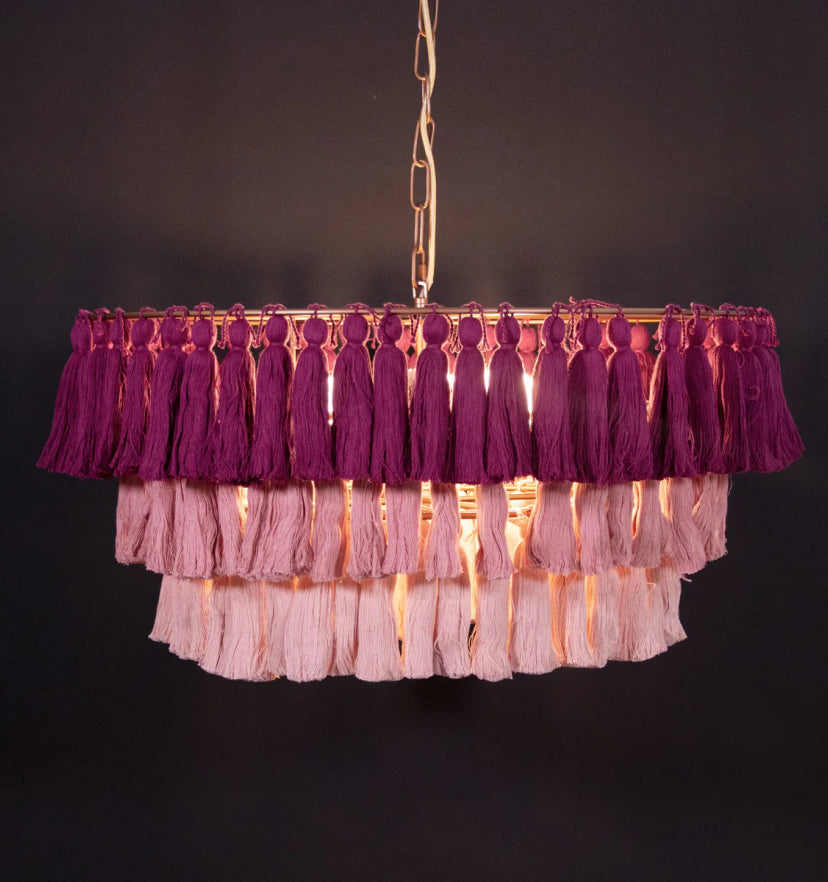 Fela Tassel Chandelier - Yiarolight