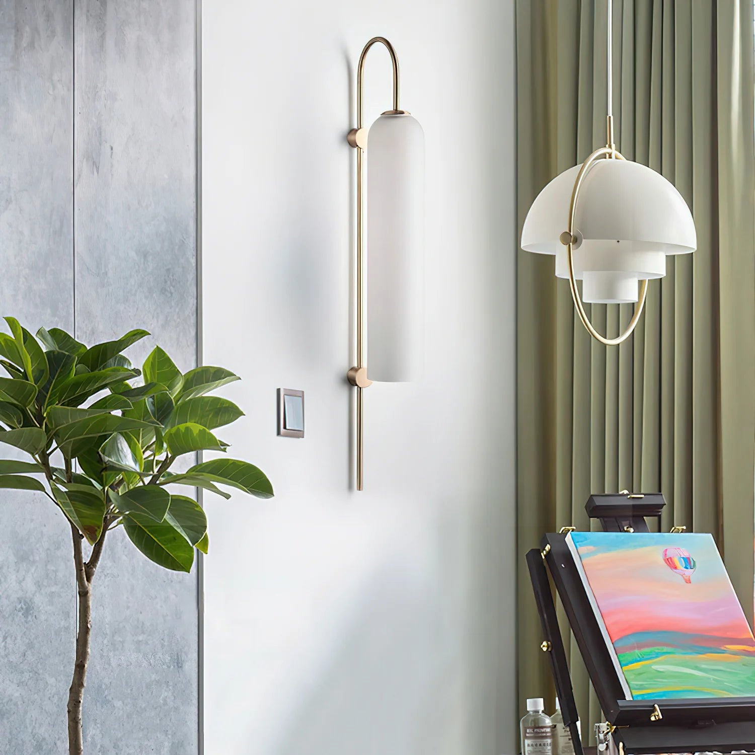 Modern Glass Wall Sconce - Yiarolight