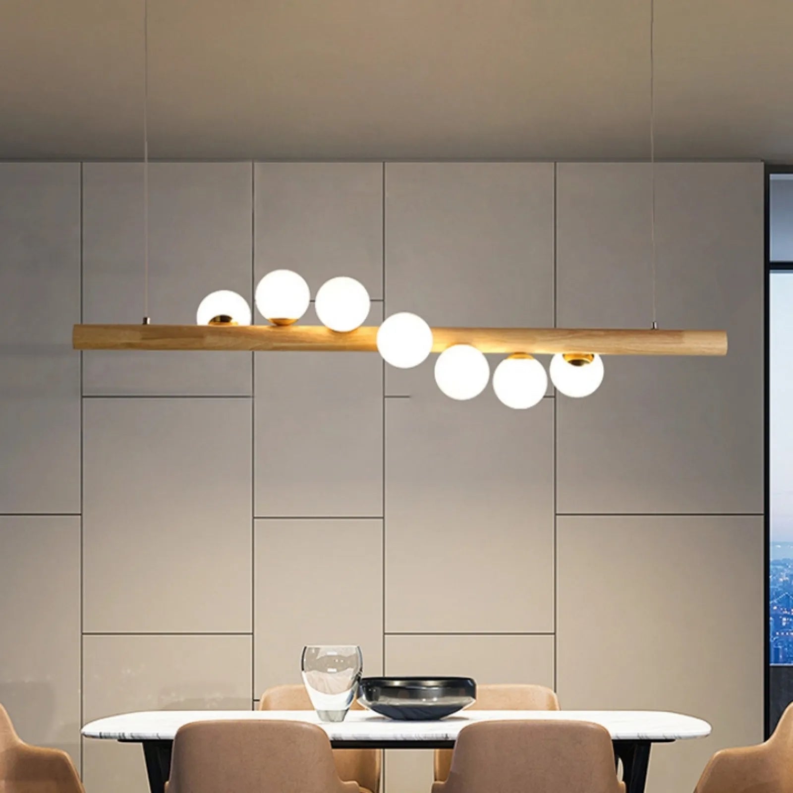 Scandinavian Wooden Pendant Lamp