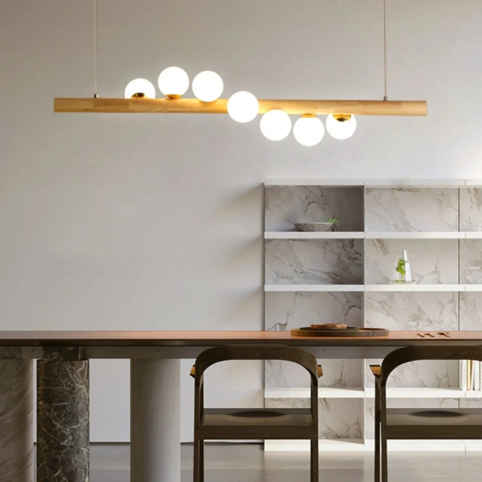 Scandinavian Wooden Pendant Lamp