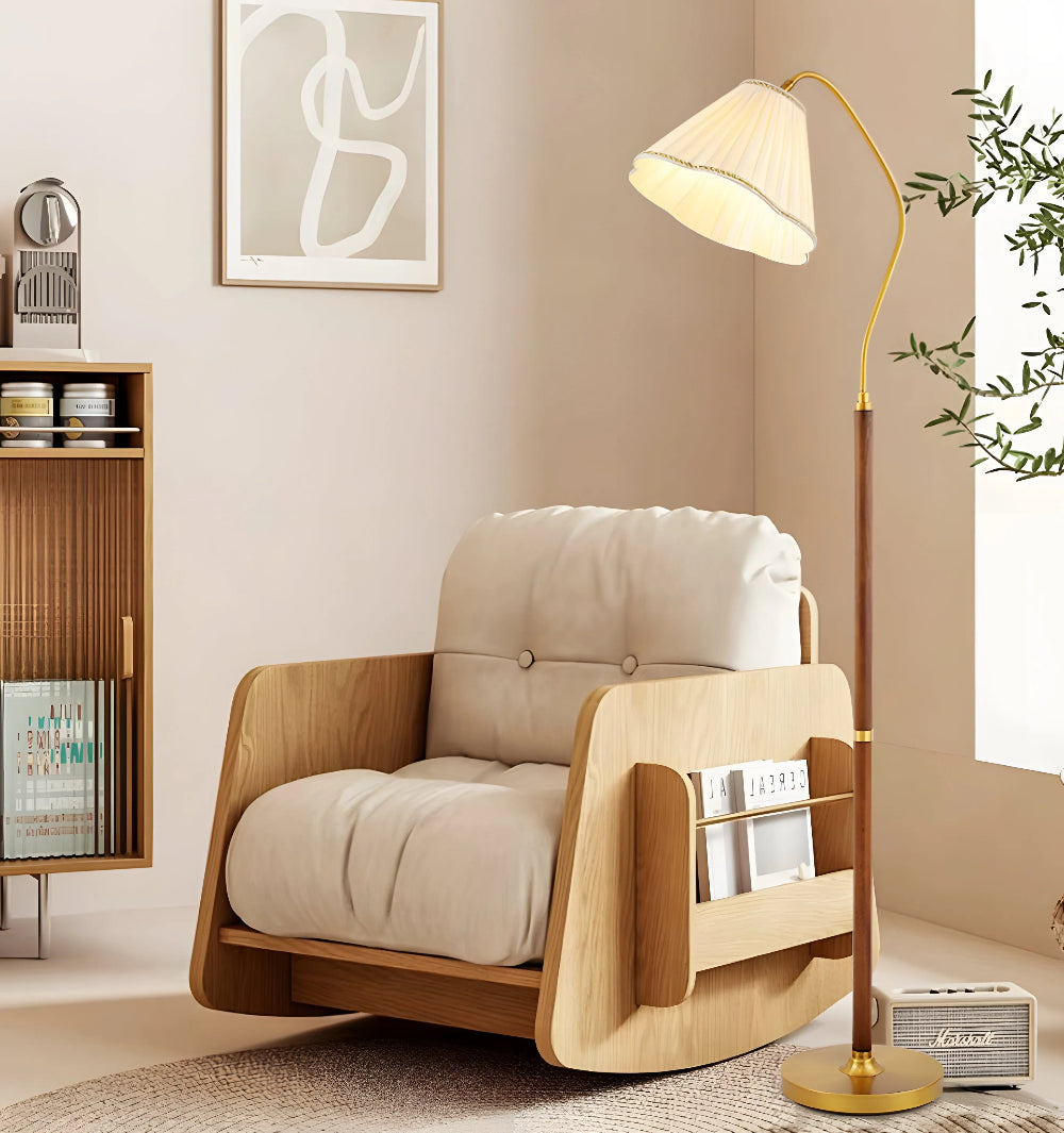 Florentine Fabric Floor Lamp - Yiarolight