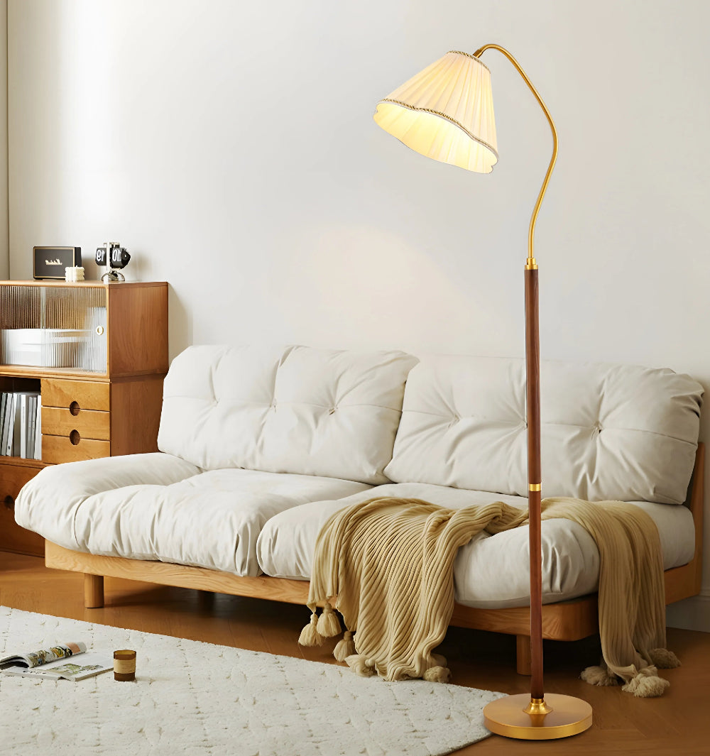 Florentine Fabric Floor Lamp - Yiarolight