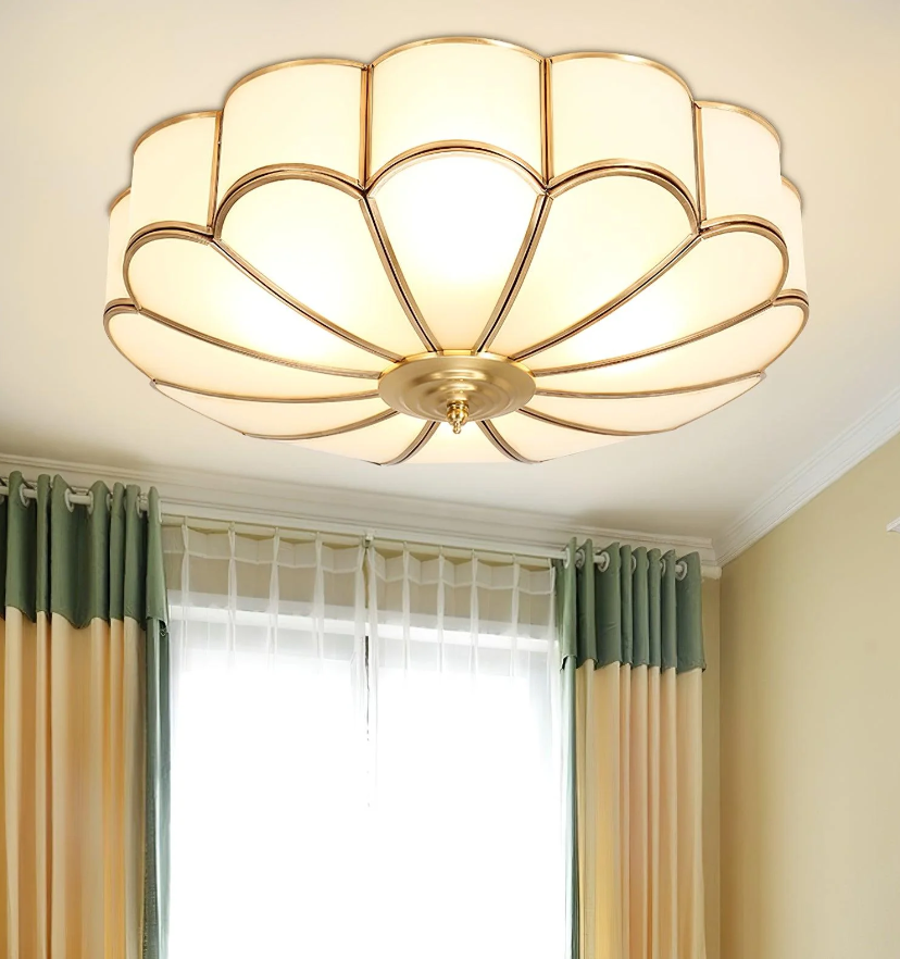 Flower Shape Glass Recessed Ceiling Light - Yiarolight