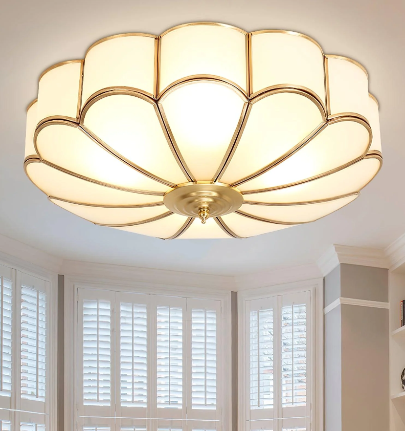 Flower Shape Glass Recessed Ceiling Light - Yiarolight