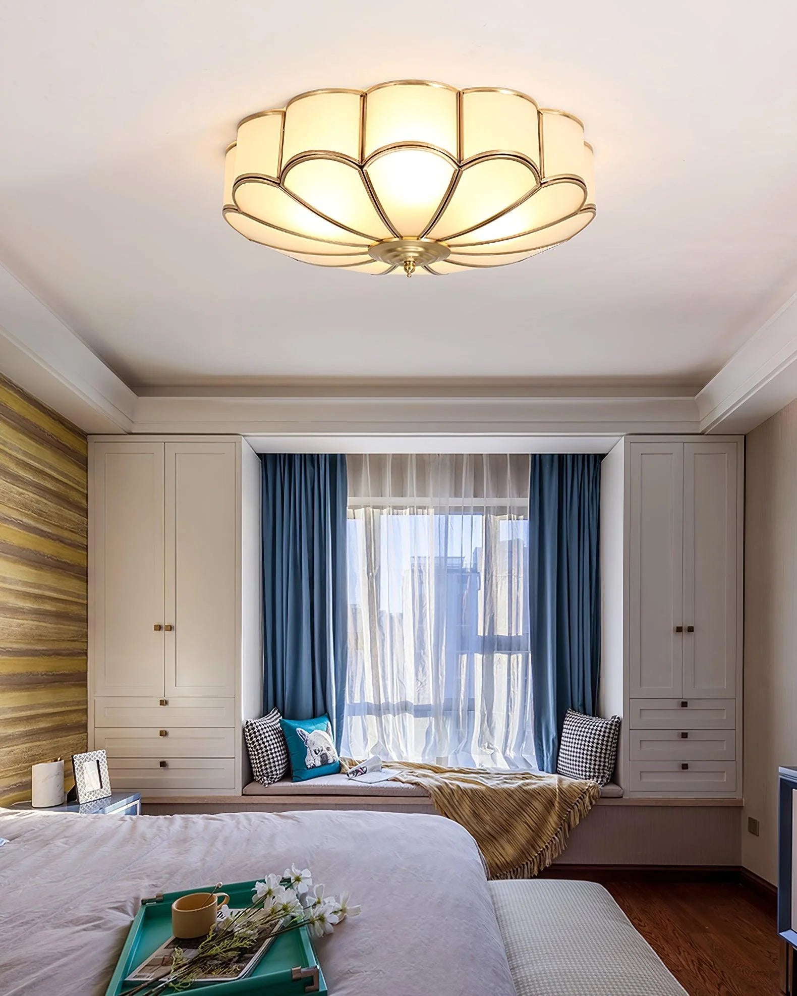 Flower Shape Glass Recessed Ceiling Light - Yiarolight
