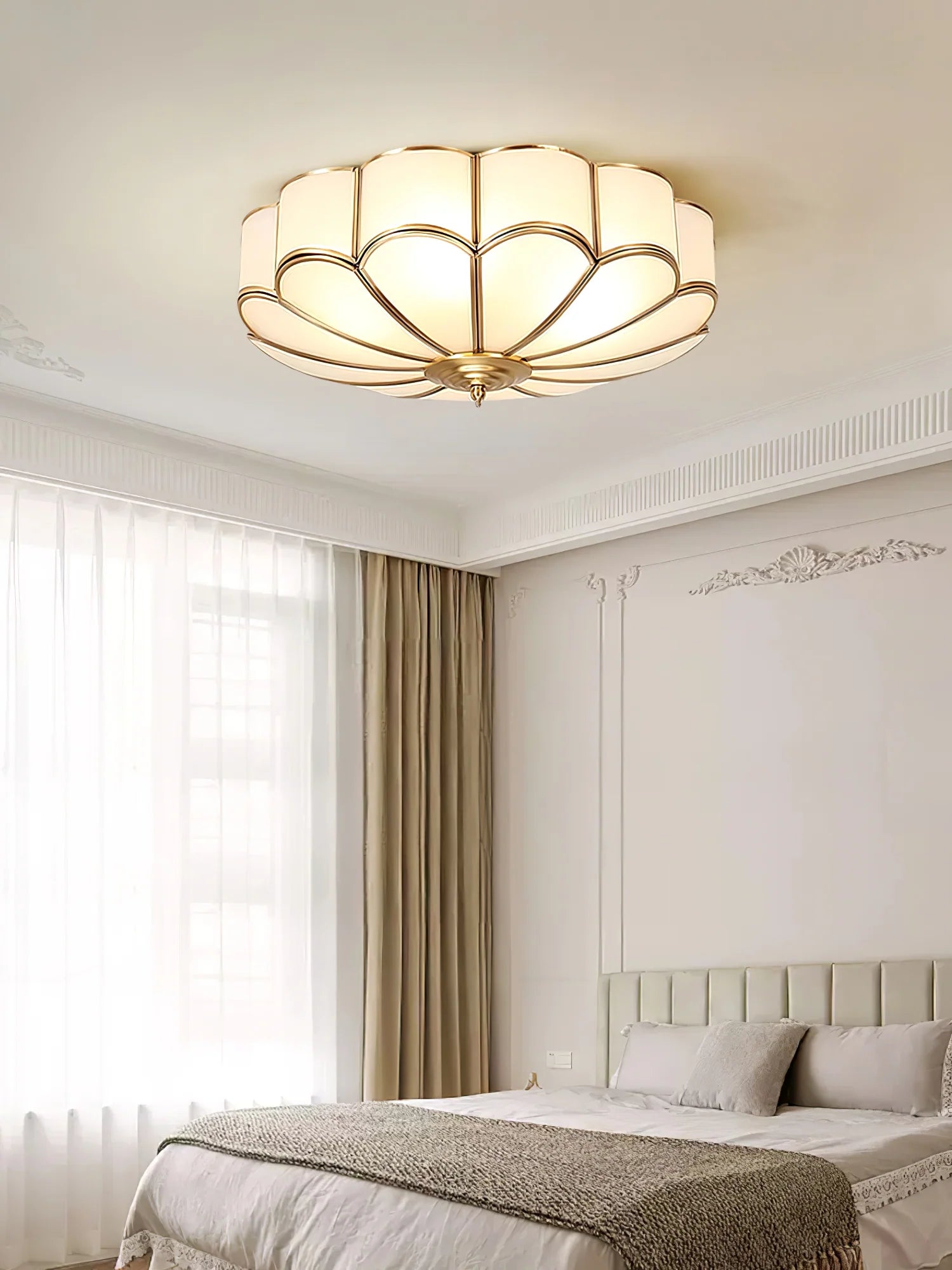 Flower Shape Glass Recessed Ceiling Light - Yiarolight