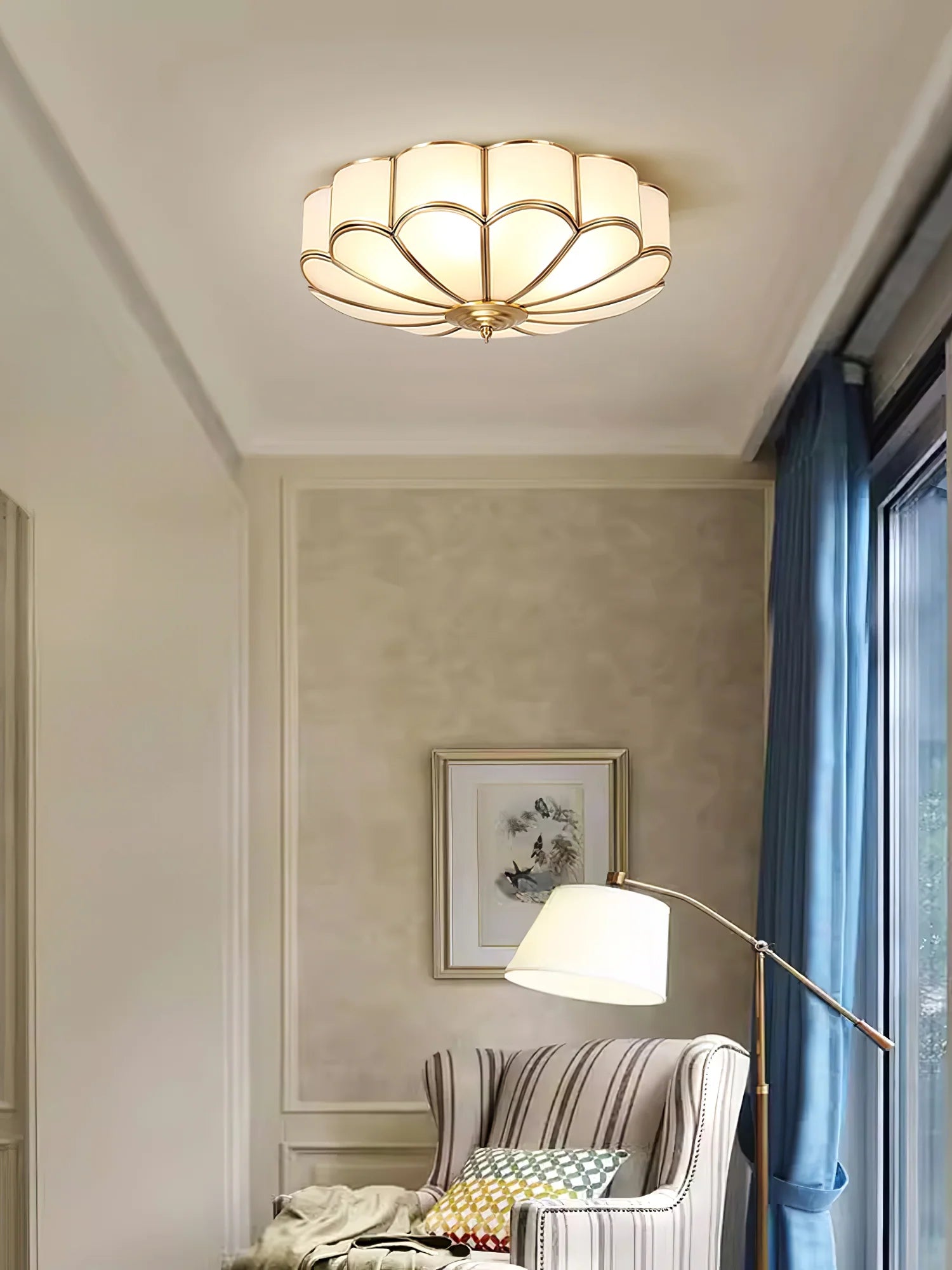 Flower Shape Glass Recessed Ceiling Light - Yiarolight