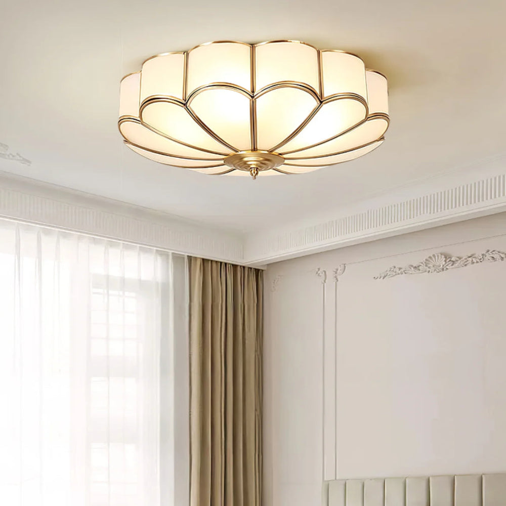 Flower Shape Glass Recessed Ceiling Light - Yiarolight
