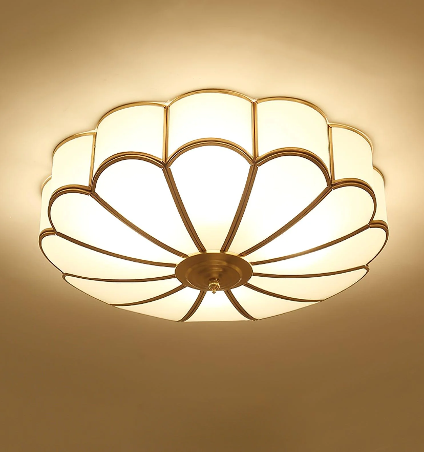 Flower Shape Glass Recessed Ceiling Light - Yiarolight