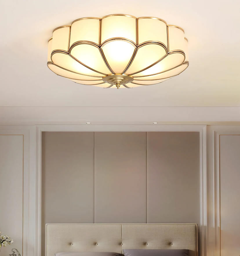 Flower Shape Glass Recessed Ceiling Light - Yiarolight