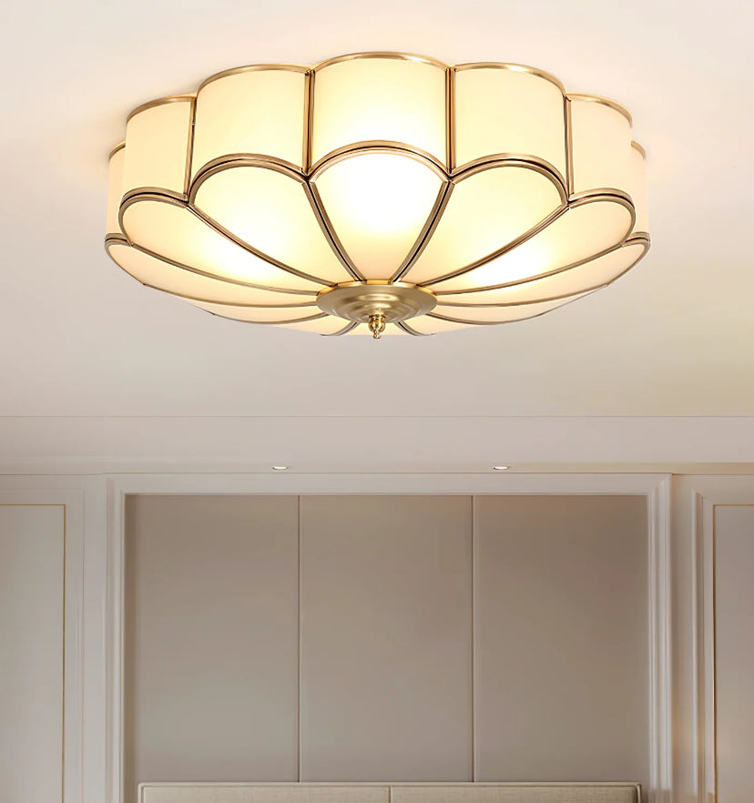 Flower Shape Glass Recessed Ceiling Light - Yiarolight